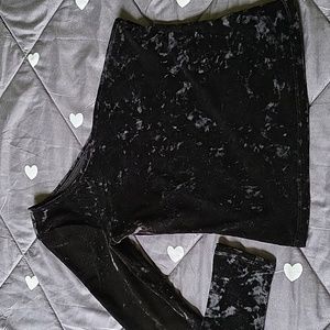 Top one black side long sleve